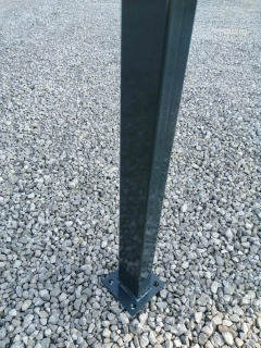 Stĺpik s platňou Antracit
