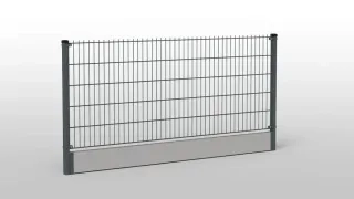 Plotový panel 2D 6/5/6 Antracit 1,03m